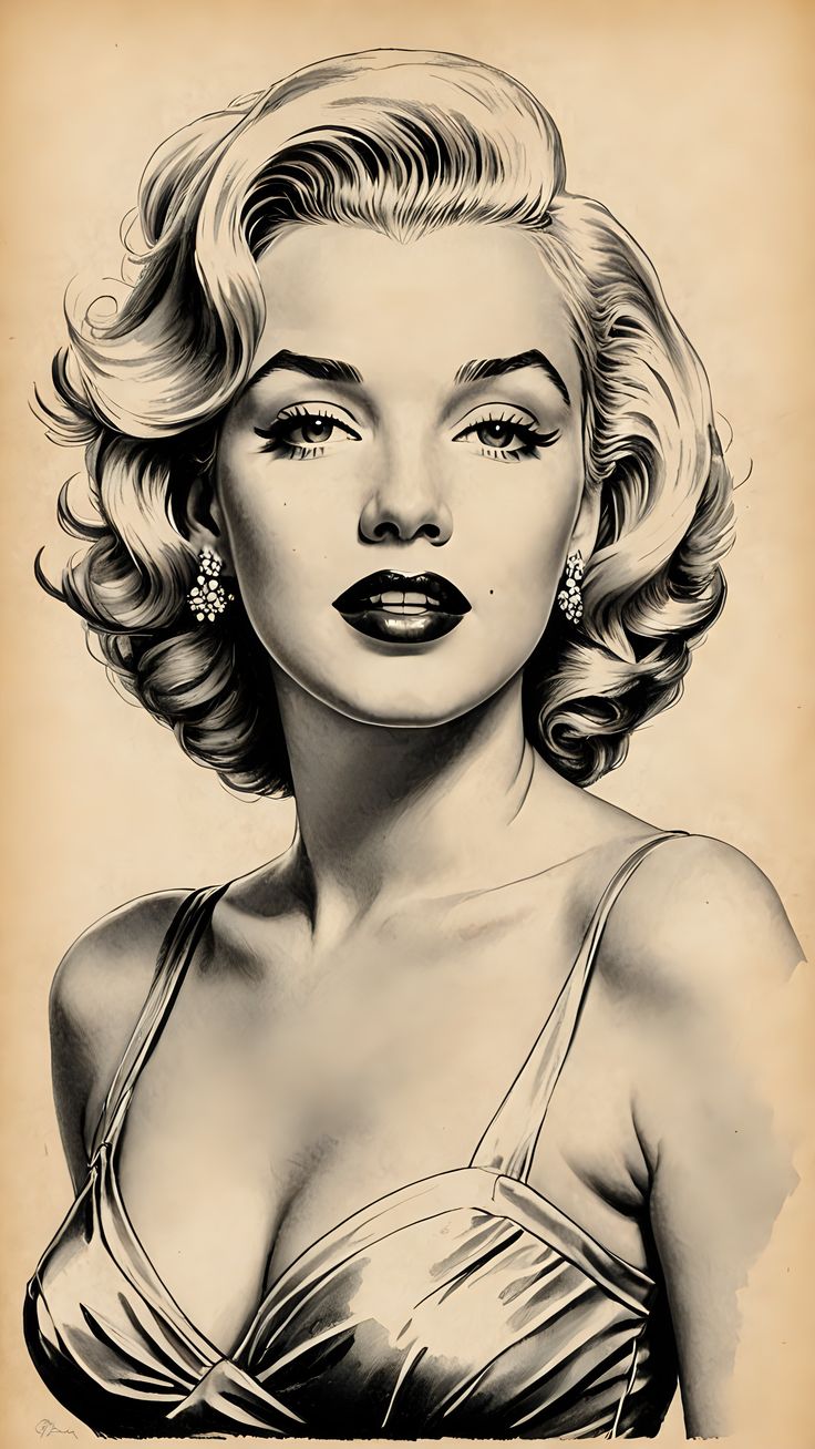 Hyper realistic pencil style portrait illustration showcasing the fine shading detail used in realism tattoo artistry